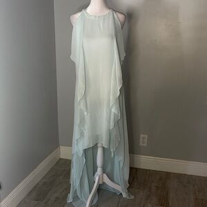 [HAODUOYI] Light Blue High Low Dress - Size Large NWT